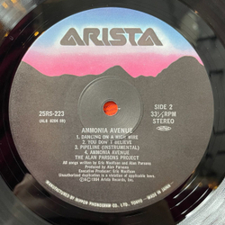 Винтажная виниловая пластинка LP The Alan Parsons Project Ammonia Avenue (Japan 1984) (No Obi) Prime Time
