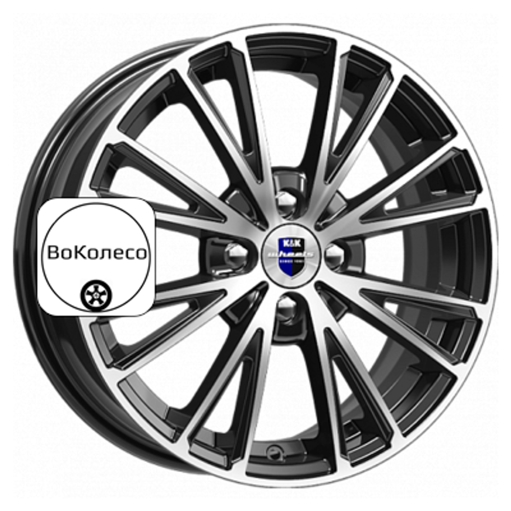 6x15/4x100 ET40 D60,1 Меандр-оригинал (КС888) Алмаз черный SK K&K