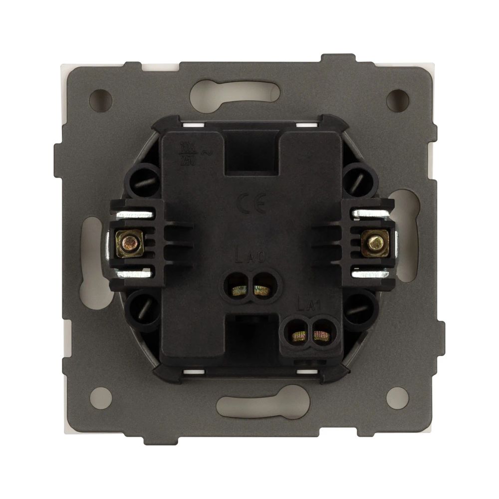 Механизм выключателя одноклавишный непроходной SWT-TENDO-MK01-PL-GD (230V, 10A) (Arlight, Песочный) 054034