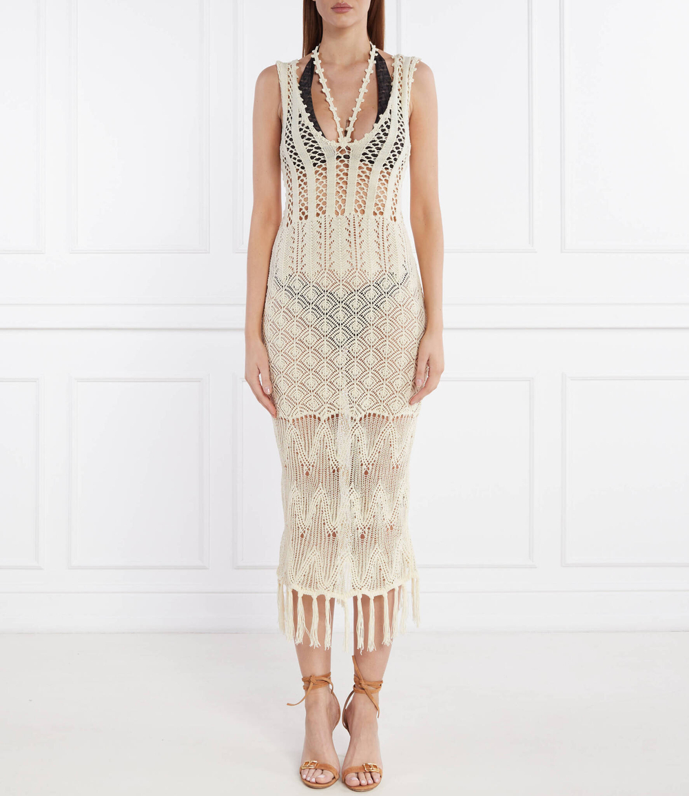 Платье Patrizia Pepe - кремовый(2A2732 K184)