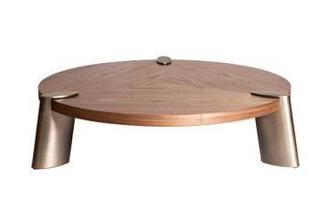 58DB-CT17191LT Стол журнальный св.орех Kong d138*33см,столешница d120