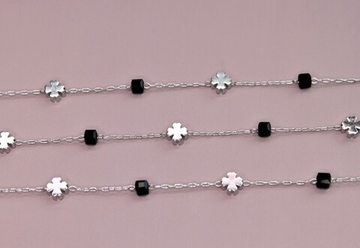 Цепь 1 мм клевер 5 мм