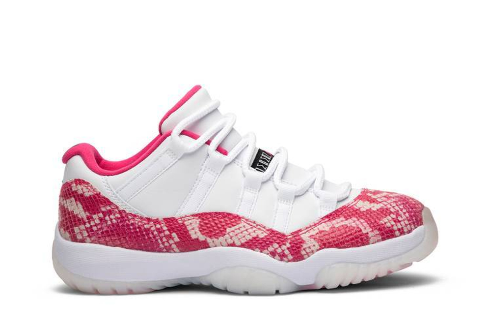 Кроссовки Jordan Air Jordan 11 Pink Snakeskin (Женская размерная сетка)