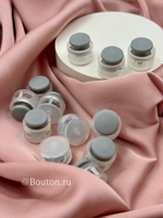 Фиксаторы шнура для одежды пластиковые серые