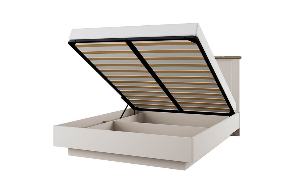 TOSCANA NEW, Кровать 160 с подъемником. Цвет ПЕРСИДСКИЙ ЖЕМЧУГ/КАНЬОН