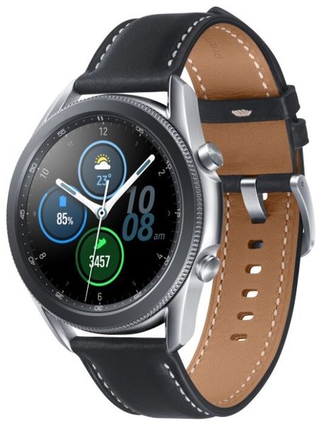 Часы Samsung Galaxy Watch3 45 мм Серебристый/черный