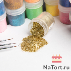 Блестки декоративные «Коричневый» 10 гр