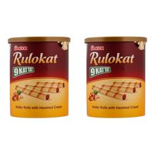 Вафельные трубочки Ulker Rulokat с фундуком 170 г, 2 шт
