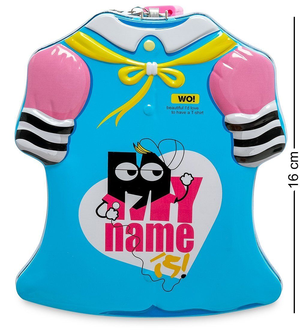 BX- 10/2 Металлическая копилка «Платье»