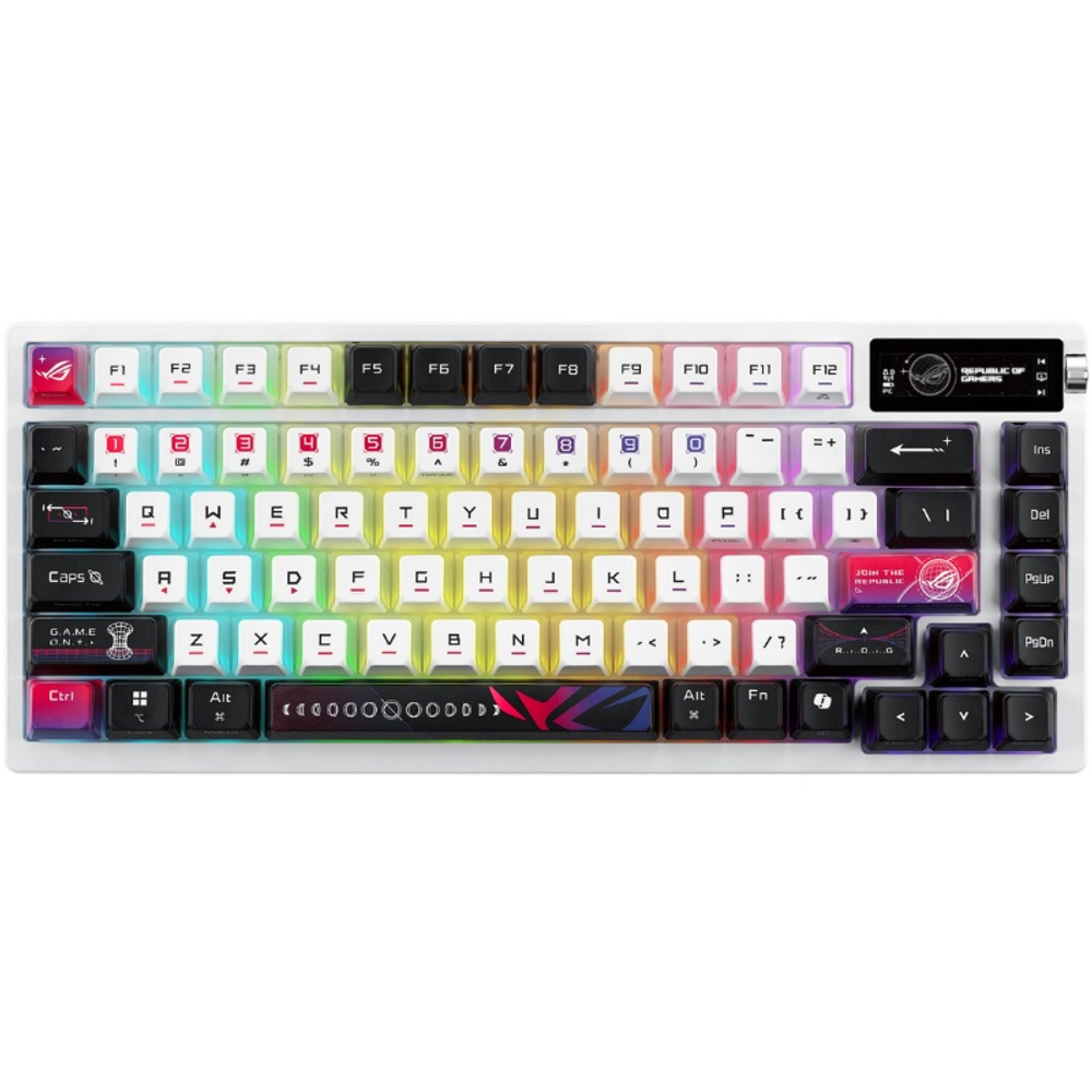 Клавиатура ASUS M704 ROG AZOTH X (механическая, беспроводная 2.4 GHz, Bluetooth)