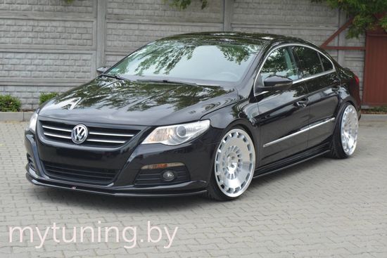 Сплиттер бампера переднего для VOLKSWAGEN Passat CC (08-12)