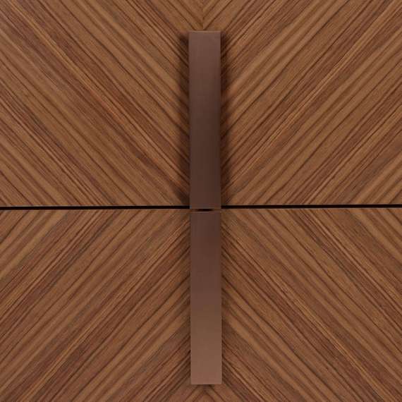 Комод Alpi 120х76 см, шпон ореха