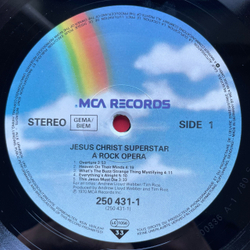 Винтажная виниловая пластинка LP Andrew Lloyd Webber, Jesus Christ Superstar Иисус Христос Супер Звезда (Германия 1984)