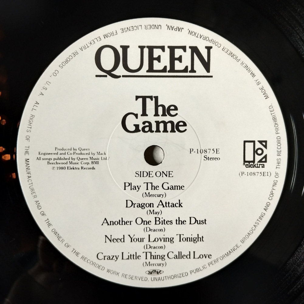 Винтажная виниловая пластинка LP Queen The Game (Japan 1980) (No Obi) Save Me