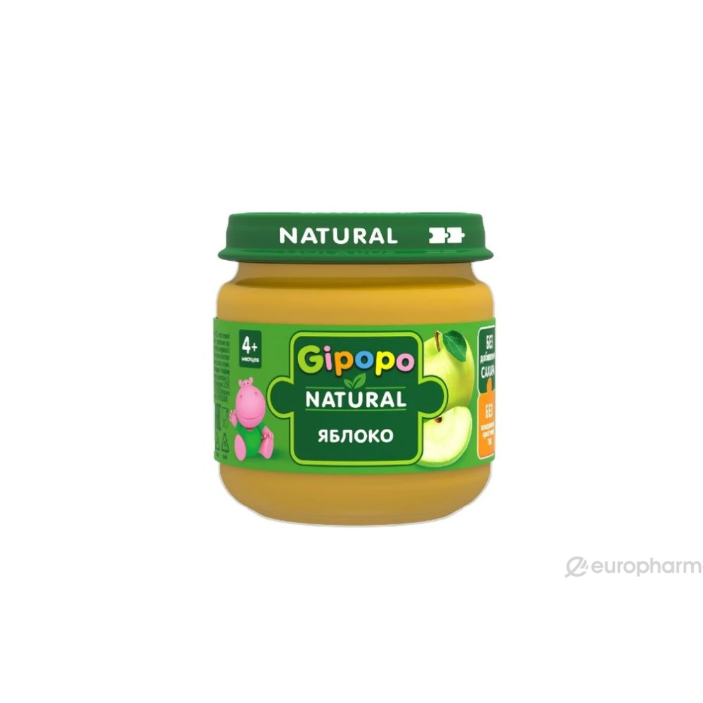 Пюре фруктовое Gipopo Яблоко 80 гр
