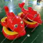 Надувной водный аттракцион "Красный дельфин" 2*1,3*0,6 м