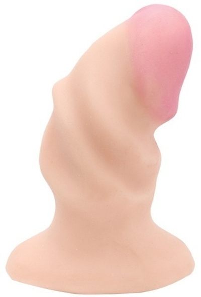 Анальная пробка c богатым рельефом поверхности