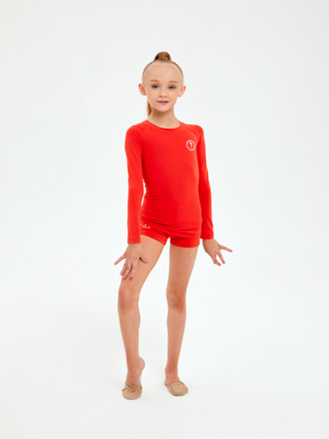 Спортивный лонгслив для девочек, красный Forward by Viner