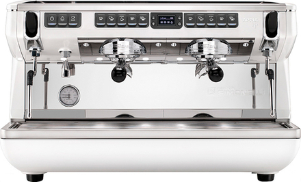 Кофемашина Nuova Simonelli Appia Life 2Gr S white высокие группы, экономайзер