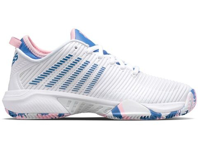 Женские Кроссовки теннисные K-Swiss Hypercourt Supreme HB Women - white/sapphire/pink