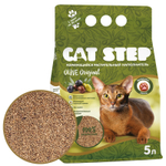 Наполнитель комкующийся растительный CAT STEP Olive Original 5 л