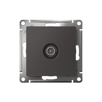 Розетка телевизионная TV AtlasDesign коннектор механизм базальт SE ATN001493