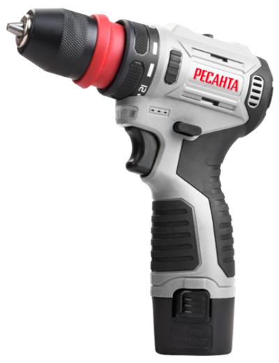 Дрель-шуруповерт аккумуляторная ДА-12-2ЛК-Б (бесщеточный двигатель) Ресанта