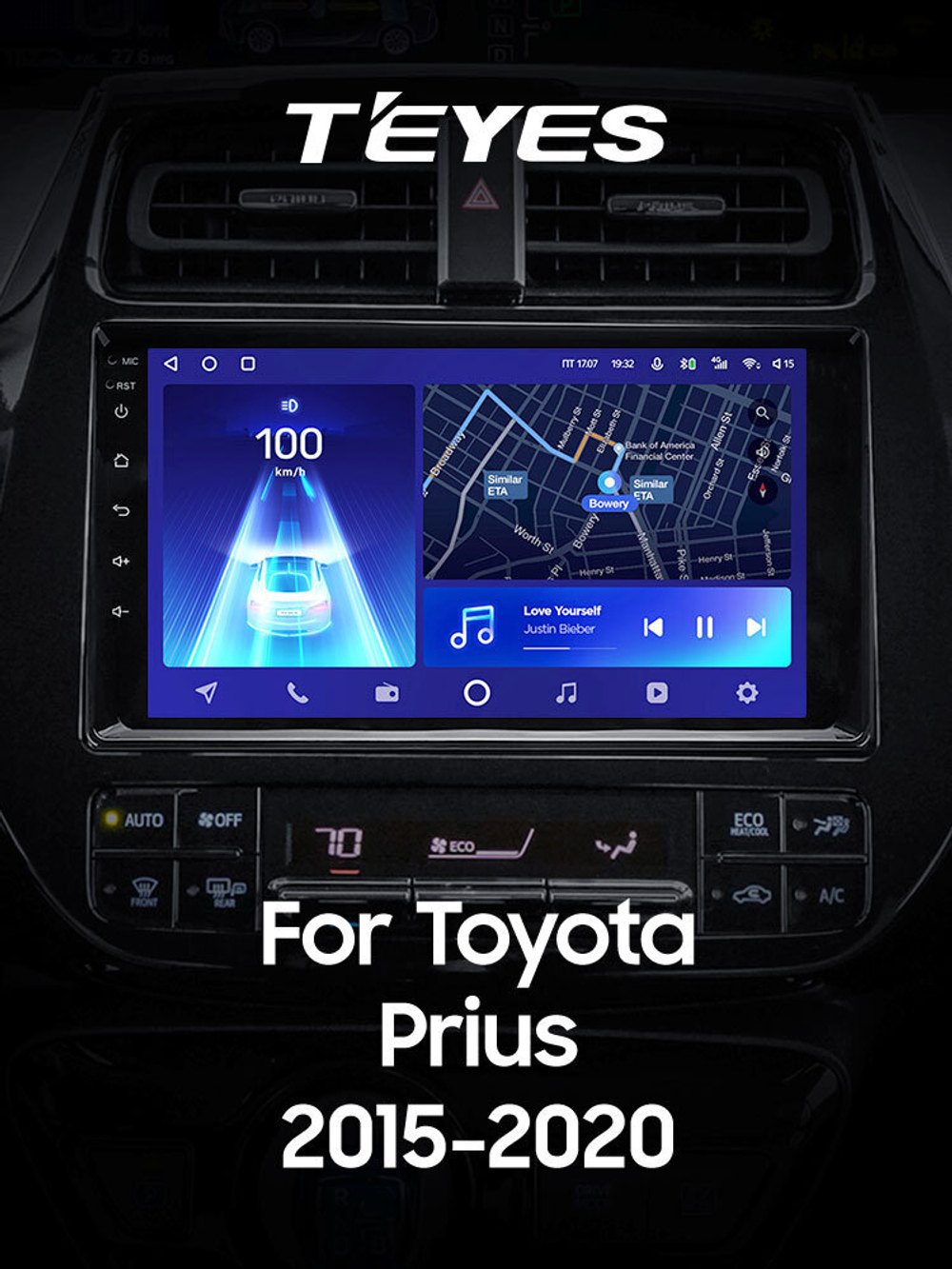 Teyes CC2 Plus 9" для Toyota Prius 2015-2020