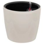 Кашпо АНФА D220мм с вставкой и с автополивом Кремовый (комплект 8 шт)