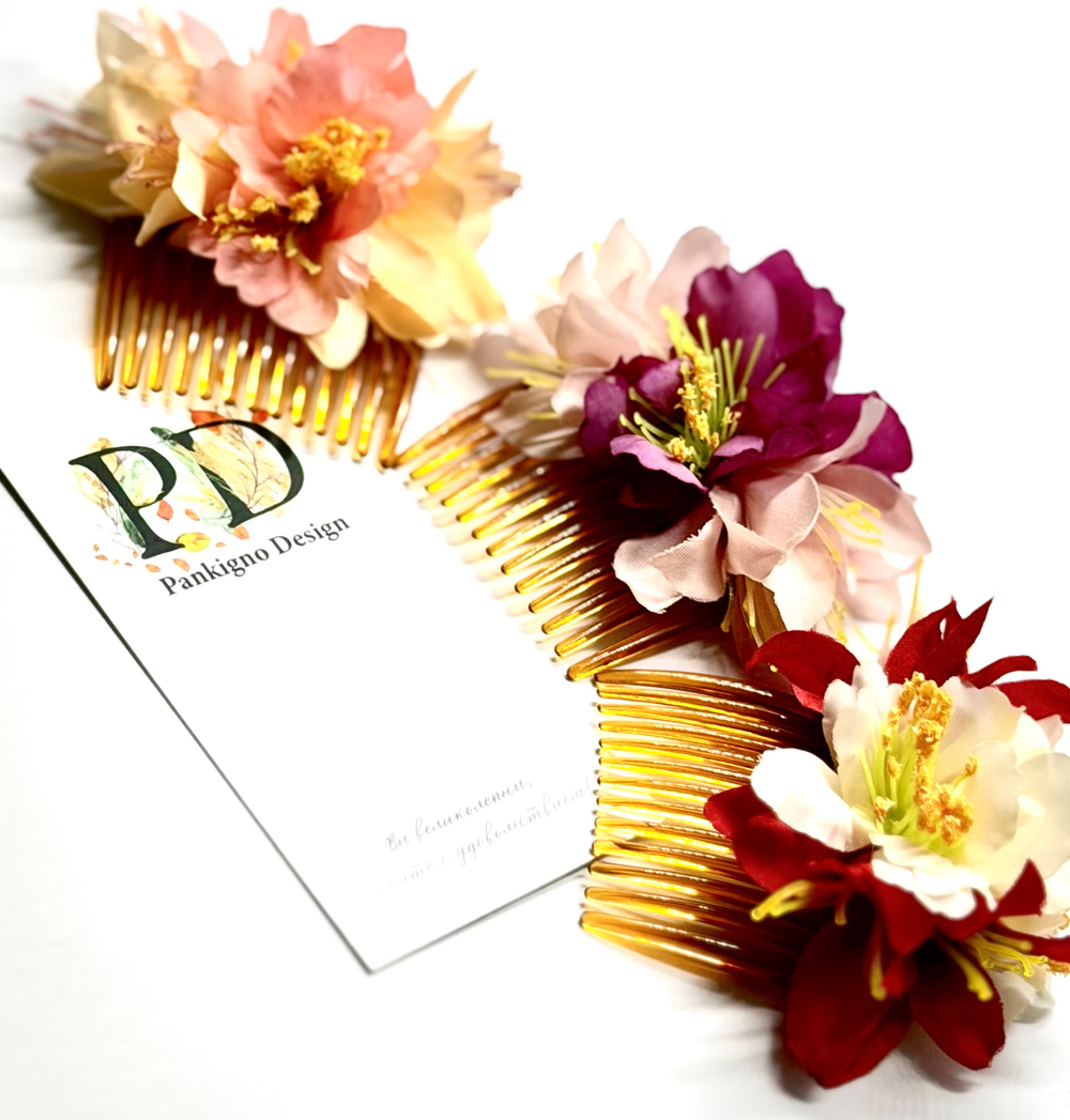 Мини гребень Pankigno Design Микс Limited Edition