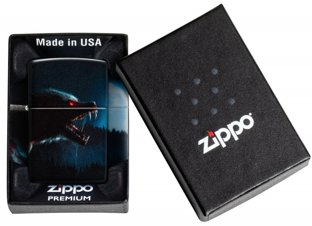 Зажигалка ZIPPO 48923 Horror Wolf Design