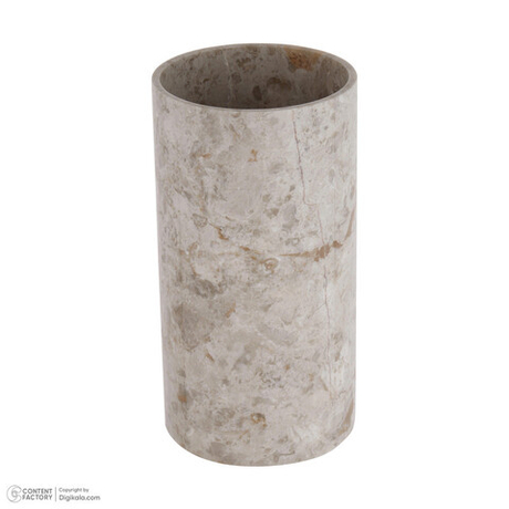 Ваза ручной работы из натурального камня шелковый мрамор Иран 14-2. 355