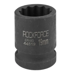 Головка ударная 19мм 12гр. 1/2'' RockForce RF-44819