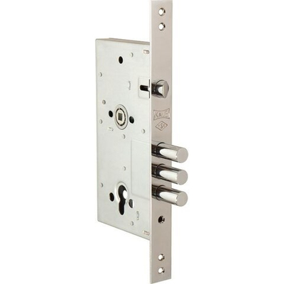 Замок KALE 252/R WB врезной, никель w\b ТЕХ. КОМПЛЕКТАЦИЯ