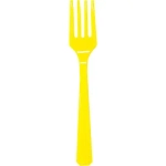Вилка пласт Yellow Sunshine 20шт