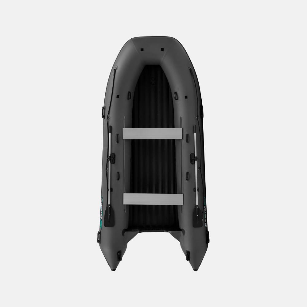 Надувная лодка GLADIATOR E420PRO темно-серый