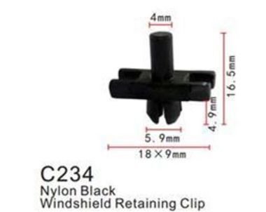 Клипса для крепления внутренней обшивки а/м БМВ пластиковая (100шт/уп.) Forsage клипса C0234(BMW)