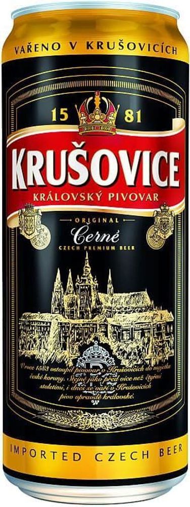 Пиво Крушовице Темное / Krusovice Cerne 0.5 - банка