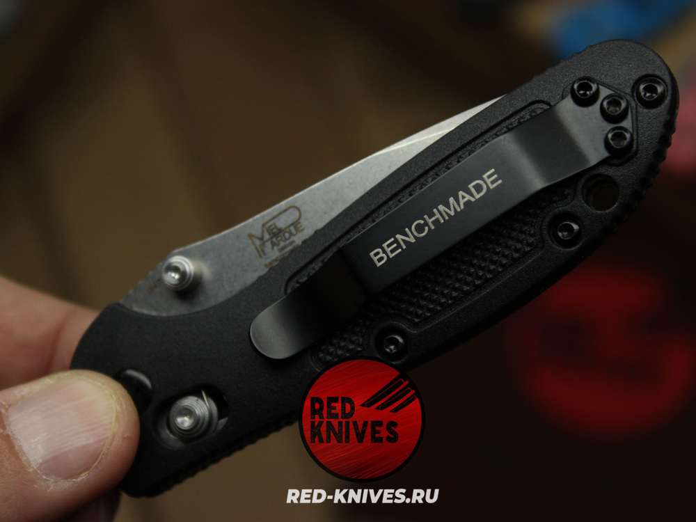 Нож Benchmade 556 Griptilian Mini - черный нейлон, клинок стоунвош RK/Н37