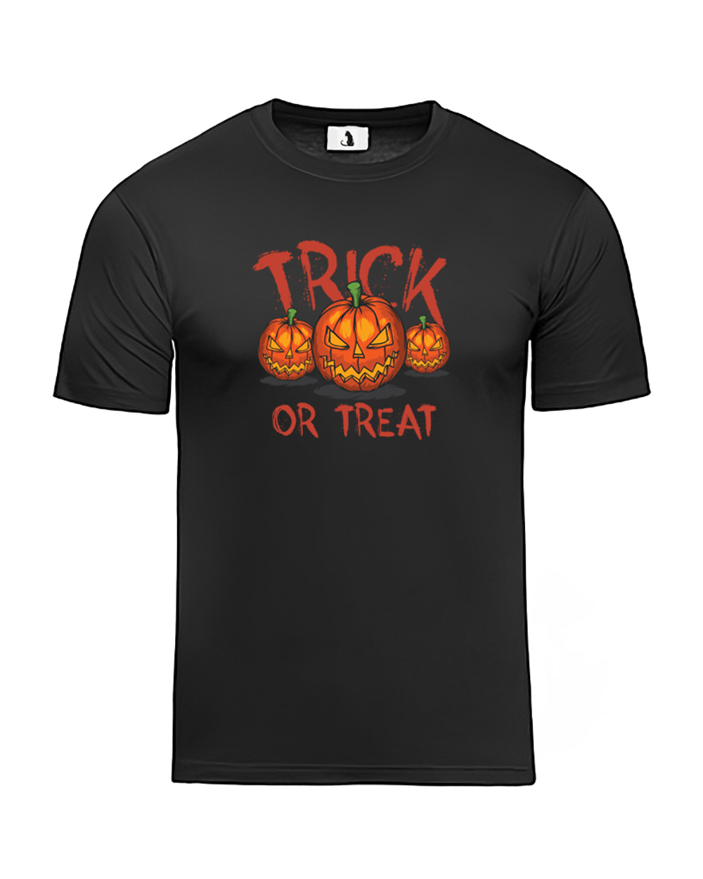 Футболка Trick or treat unisex черная