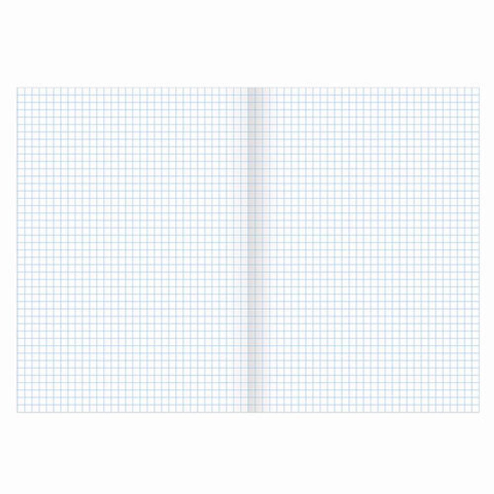 Тетрадь А4, 96 л., BRAUBERG скоба, клетка, обложка картон, "INDAY", 400520