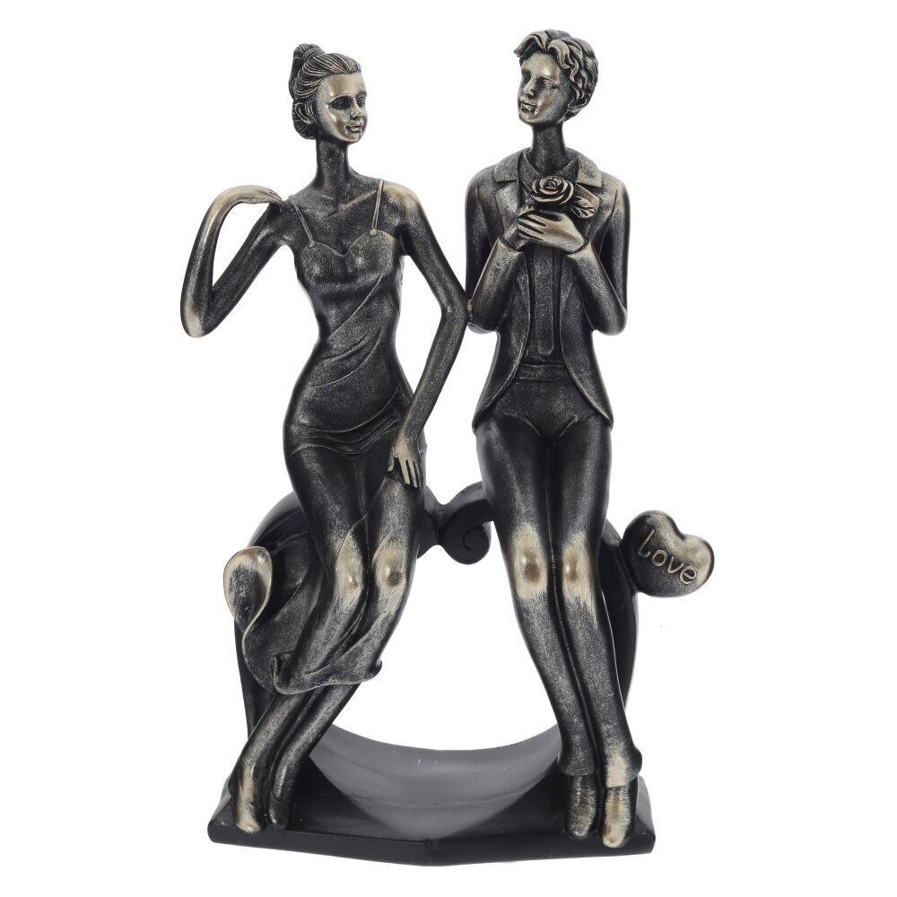 GAEM Фигурка декоративная "Влюбленная пара", L13 W9 H25 см