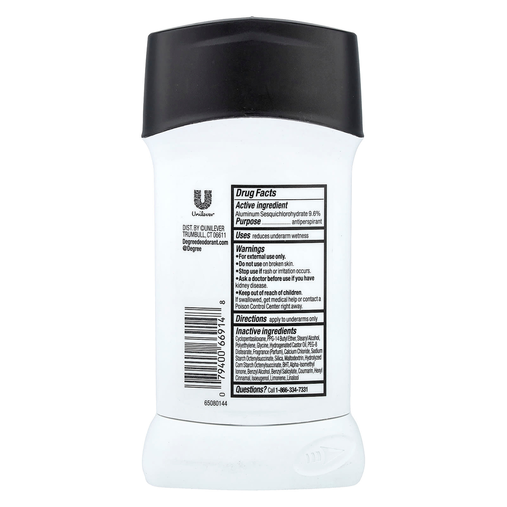 Degree, UltraClear, Black + White, дезодорант-антиперспирант, свежий аромат, 76 г (2,7 унции)