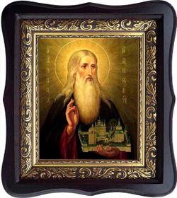 Герасим Болдинский Преподобный. Икона на холсте.