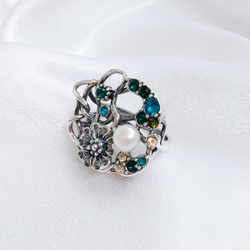 "Пасвик" кольцо в серебряном покрытии из коллекции "Заповедник" от Jenavi