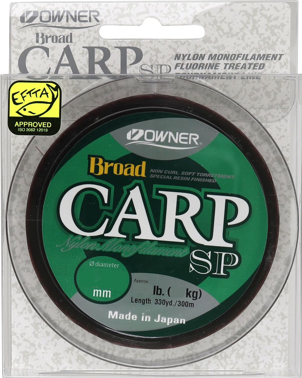 OWNER Леска Broad Carp SP brown 300м 0,4мм 11,6кг