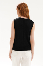 23535 Джемпер женский (черный)