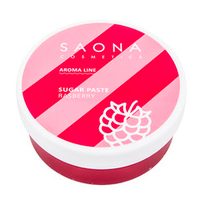 Паста для SPA шугаринга Малиновая средняя плотность Saona Cosmetics Aroma Line Raspberry 200г