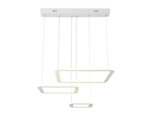 Подвесной светодиодный светильник с пультом FA4329/3 WH белый 3000K/4200K/6400K 154W 650*460*590 (ПДУ РАДИО 2.4G)