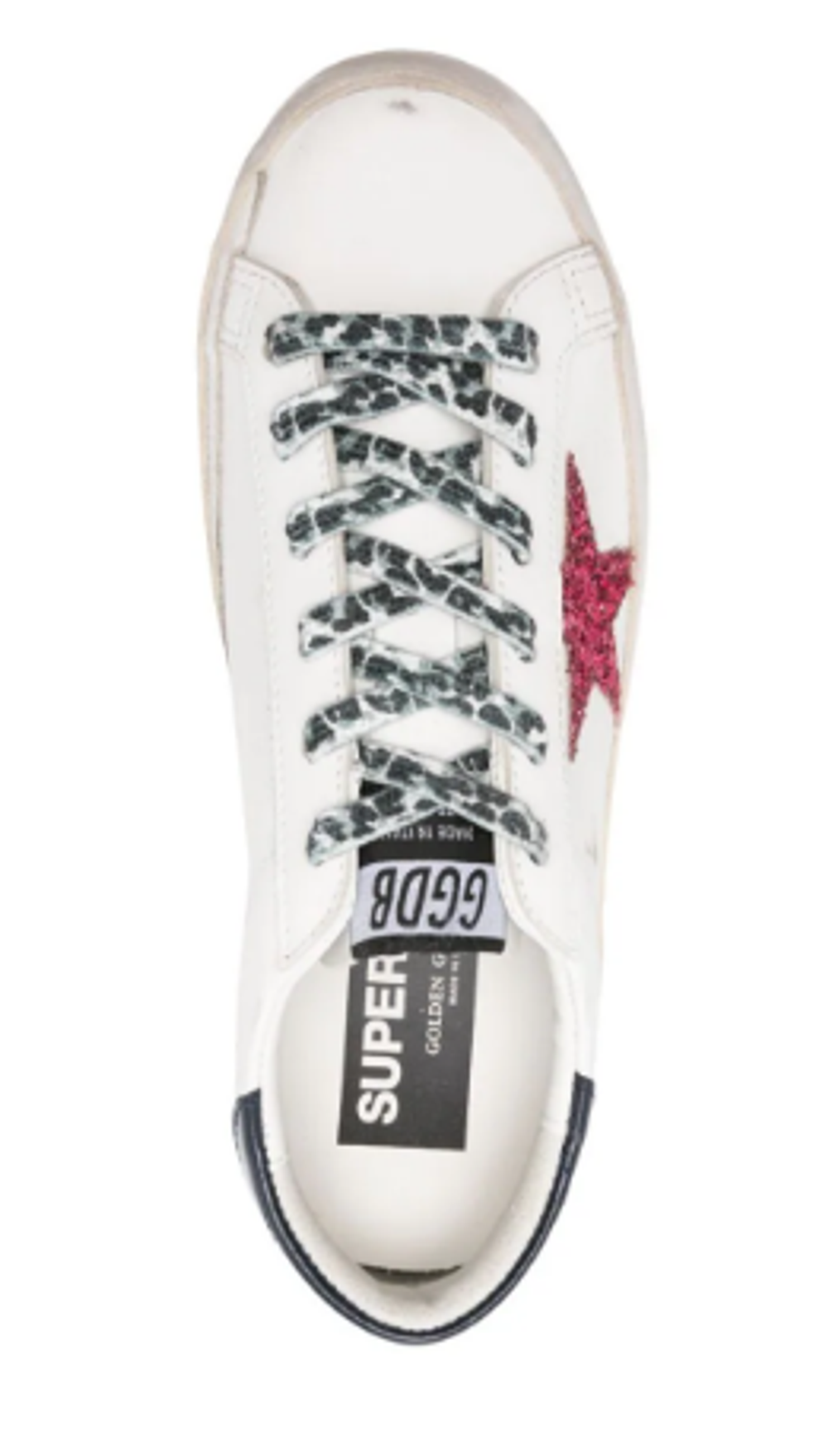 Кеды Golden Goose Super-star leather sneakers The Maroon Star